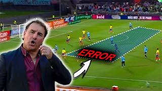 🟡🔵🔴 COLOMBIA tiene un ERROR TACTICO ⚪🔵 URUGUAY 3 COLOMBIA 2 Analisis tactico [upl. by Amar]