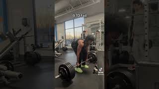 470 deadlift fail motivation gym howheavyarethedumbbellsyoulift [upl. by Aytak238]