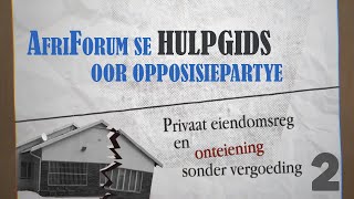 Privaat eiendomsreg en onteiening sonder vergoeding  Opposisiepartyehulpgids [upl. by Maryellen]