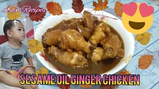 Sesame Oil Ginger Chicken [upl. by Rebmak340]