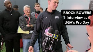 Brock Bowers on why he didnt workout at Pro Day [upl. by Caz]