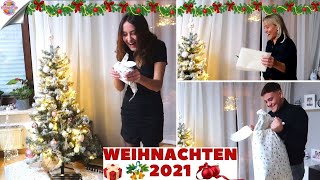 BESCHERUNG WEIHNACHTEN 2021🎄GESCHENKE ÖFFNEN 🎁 HEILIGABEND SPEZIAL [upl. by Enoyrt]