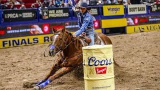 NFR Barrel Racing 2023 Round 2 [upl. by Tippets]