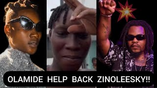 Zinoleesky SHOCK As Olamide Repost And Help Zino New Song Trend [upl. by Ahsenrad608]