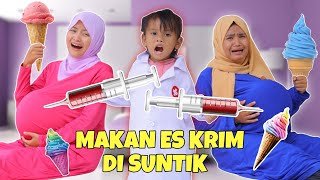 2 IBU HAMIL DI SUNTIK DOKTER DEDE BAYI GARAGARA MAKAN ES KRIM  CHIKAKU FAMILY [upl. by Aholla]