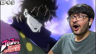 DIO IS UNSTOPPABLE  JoJos Bizarre Adventure Episode 4 and 5 BLIND REACTION [upl. by Wagshul]