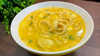 Sopa de Fideo Casero con Queso [upl. by Grady]