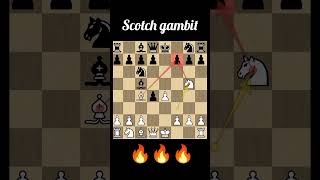 Scotch gambit part 2 chessgame youtubeshorts chess chesstalkbangla [upl. by Liryc]