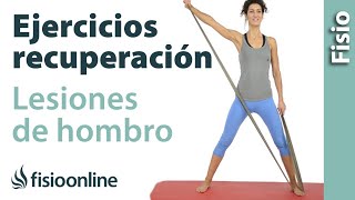 Ejercicio de tonificación o fortalecimiento para recuperación de lesiones de hombro [upl. by Noni151]