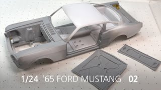 FORD MUSTANG FASTBACK 124 REVELL  part 02 [upl. by Emera389]