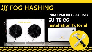 FogHashing C6 Installation Tutorial Immersion Cooling for Mining Rigs Hold 6 S21S19KS3KAS miner [upl. by Ananna632]