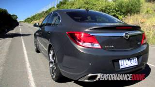 2013 Opel Insignia OPC engine sound and 0100kmh [upl. by Aylad]