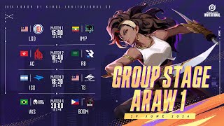 PH Honor of Kings Invitational Season 2 Group Stage Day 1  Bagong Kabanata [upl. by Airelav269]