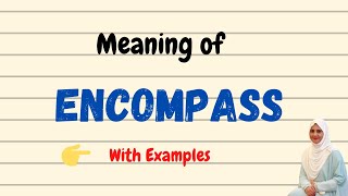 Daily vocabulary  Encompass Meaning  Vocabgram [upl. by Menon]