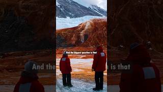 Mysterious blood waterfall of Antarctica 🤯 [upl. by Han]