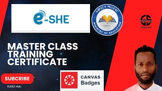 eSHE Certification  Reason for missing youር Certificate from Canvas dashboard [upl. by Sutit]