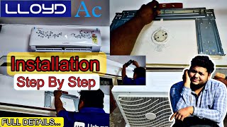 Quick amp Easy Perfect Lloyd Split AC Installation Tips 💪 [upl. by Bowerman]