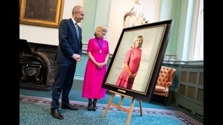 Taoiseach Micheál Martin Launches Portrait of Professor Mary Horgan [upl. by Akilat]