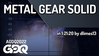 Metal Gear Solid by dlimes13 in 12120  AGDQ 2022 Online [upl. by Naashar]