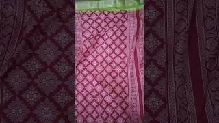 Red and green combination fabric dola580free shipping whatsapp 9441315969shorts reels viral [upl. by Nalak]