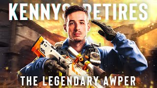 kennyS RETIRES from CSGO Best career plays [upl. by Nospmoht246]