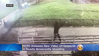 NYPD Releases New Video Of Suspects In Deadly Brownsville Shooting [upl. by Llertak]