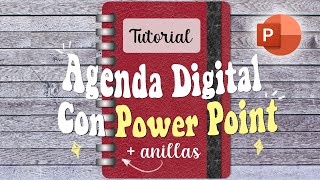 Agenda Digital con POWER POINT para tablet Android y iPad  ANILLAS  Tutorial en español [upl. by Milford]