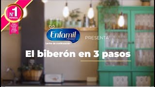 Enfamil presenta “El biberón en 3 pasos” [upl. by Ahsemed]