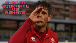 Andrea Adorante  Triestina vs Renate [upl. by Aivatco]