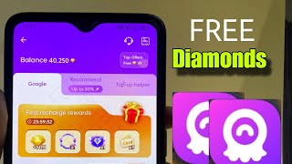 40000 💎 FREE in Chamet App Real Trick to get Unlimited Free Diamonds  Coins in Chamet app hack [upl. by Eniawed]