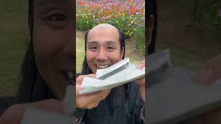 Big Buddha and flower Garden ASMR SAMURAI shavingtime 侍 razor [upl. by Morrison]