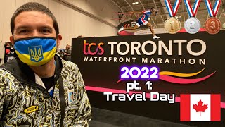 Toronto Waterfront HalfMarathon 2022 pt 1 Travel Day [upl. by Eiramanad]