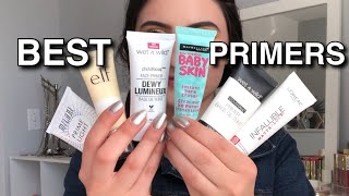 BEST AFFORDABLE PRIMERS  Drugstore Primers Under 10 [upl. by Mokas560]