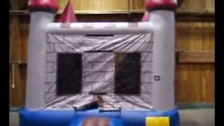 Castle Moonwalk Bounce House Rental and Use in Michigan [upl. by Karlin613]