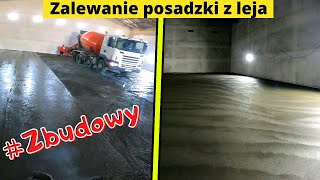 Budowa hali 60x25 Odc 30 Posadzka przemysłowa Kiedy zacząć zacieranie Lektor Zbudowy [upl. by Ailhat]