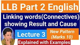 LLB Part 2 English  Sequence Markers of Contrast  Lecture 3  New Paper Pattern 2024 [upl. by Arodoet]