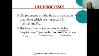 KREIS  SANKALP  10TH STANDARD  LIFE PROCESS  S2 [upl. by Bobina]