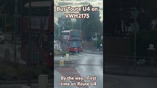 First time on Route U4 bus busconnects busjourney busroute bustravel fortheloveofbuses tfl [upl. by Aldin377]