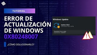 Reparar el error de actualización de Windows 0x80248007 2024 [upl. by Luana]