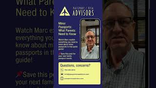 Minor Passports What Parents Need to Know [upl. by Sliwa]