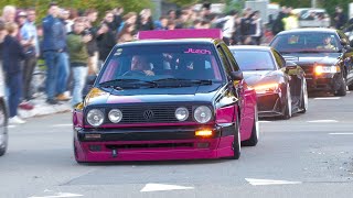 Clean TUNER Cars leaving the BEST Carshow of the Netherlands  100 Auto Live 2023 [upl. by Animsay432]