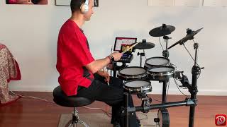 Drum School App Tutorial with the Simmons SD600 electronic drum kit [upl. by Soalokcin715]