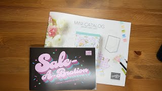 Stampin’ Up JanuaryApril 2025 Mini Catalog 2025 Saleabation and Online Exclusives Unboxing [upl. by Edwyna]