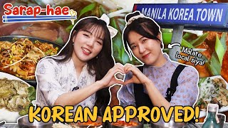 BEST 🇰🇷 KOREAN 🇰🇷 RESTAURANTS IN MALATE  SARAPHAE💗 Ep 1 feat Sandra Jung [upl. by Zacharias302]