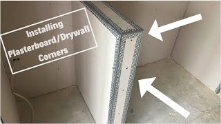 Installing a Plasterboard  Drywall Cornerbead [upl. by Licastro]