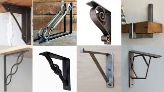 90 DIY Shelf Brackets – How To Build A Shelf Bracket  Metal shelves brackets [upl. by Obola274]