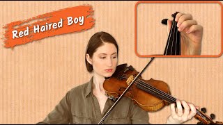 Red Haired Boy  Beginner Fiddle Tutorial [upl. by Paquito111]