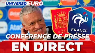 DESCHAMPS CONFERENCE DE PRESSE EN DIRECTE  SPAGNE  FRANCE  LIVE EURO 2024 [upl. by Alol]