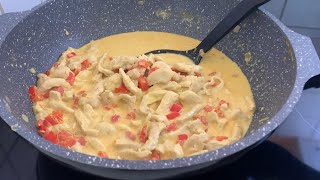 Schnelles Hähnchengeschnetzeltes in einer cremigen Currysauce mit Kokosmilch 141 [upl. by Ybot]