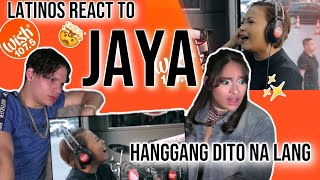 Waleska amp Efra react to Jaya performing quotHanggang Dito Na Langquot LIVE on Wish 1075 Bus REACTION😎😮 [upl. by Imaj]